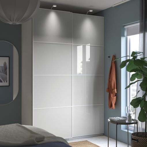 HOKKSUND, 4 panels for sliding door frame, 703.823.50
