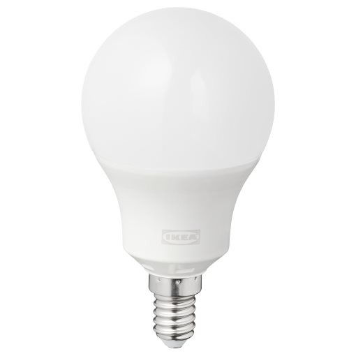 TRÅDFRI, LED bulb E14 470 lumen, wireless dimmable colour and white spectrum, 704.391.96