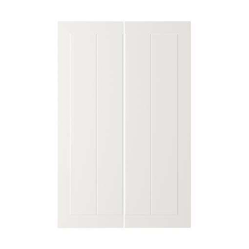 STENSUND, πόρτα για γωνιακό ντουλάπι βάσης 2 τεμ. 25x80 cm, 704.505.70