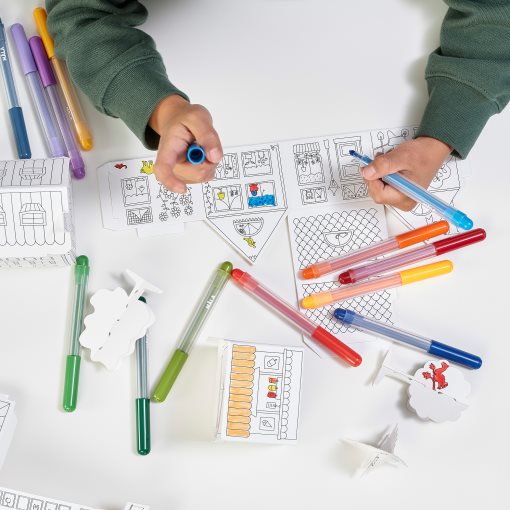 MÅLA, σετ χάρτινης πόλης 10 τεμ., 704.953.47