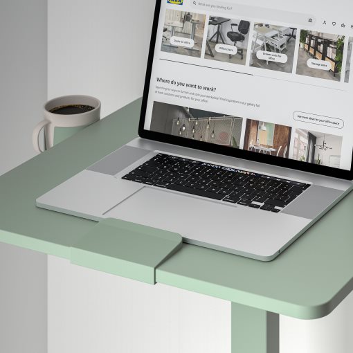 MITTZON, laptop table with castors, 66x50 cm, 704.981.95