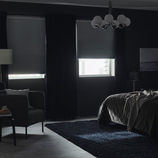 TREDANSEN, block-out cellular blind/smart wireless/battery-operated, 100x195 cm, 705.140.01