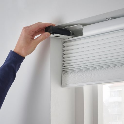 TREDANSEN, block-out cellular blind/smart wireless/battery-operated, 100x195 cm, 705.140.01