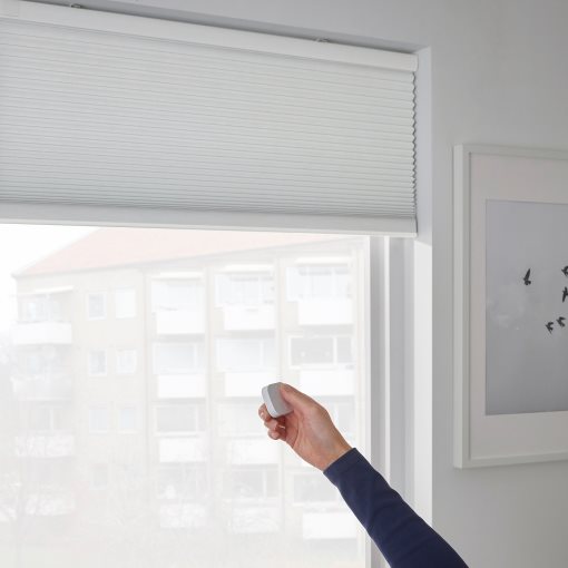 TREDANSEN, block-out cellular blind/smart wireless/battery-operated, 100x195 cm, 705.140.01