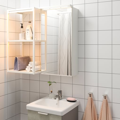 SILVERGLANS, bathroom lighting strip with built-in LED light source/dimmable, 40 cm, 705.286.68