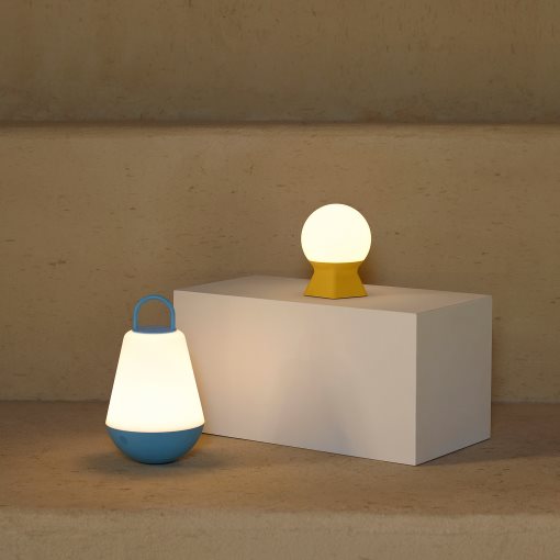 SOMMARLÅNKE, decorative table lamp with built-in LED light source/outdoor/battery-operated, 21 cm, 705.446.49