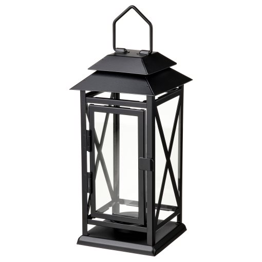 BEFÄSTA, lantern for tealight in/outdoor, 22 cm, 705.480.96