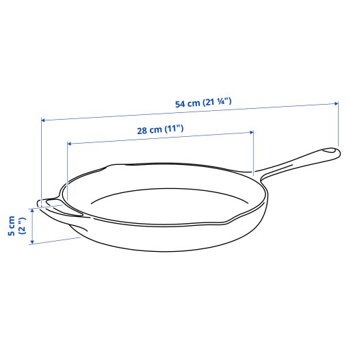 VARDAGEN, frying pan, 28 cm, 705.545.15
