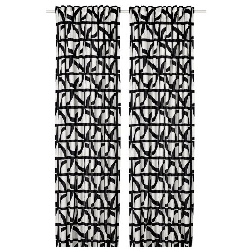 VINTEROXBÄR, curtains 1 pair, 145x300 cm, 705.597.73