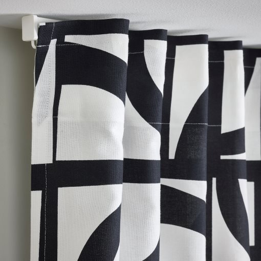VINTEROXBÄR, curtains 1 pair, 145x300 cm, 705.597.73