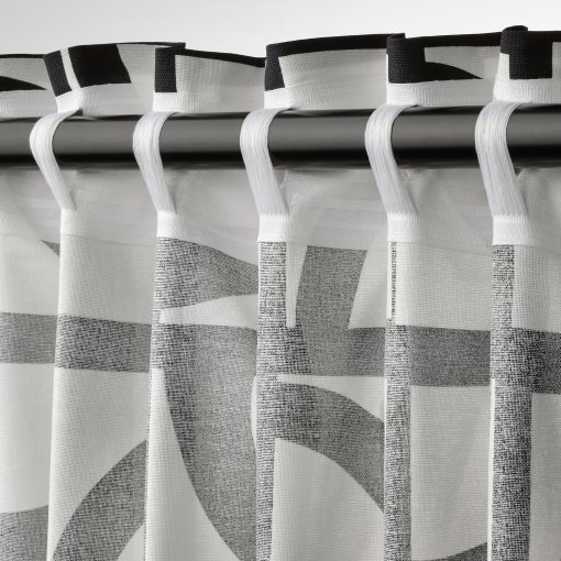 VINTEROXBÄR, curtains 1 pair, 145x300 cm, 705.597.73