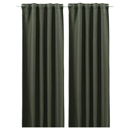 ANNAKAJSA, room darkening curtains 145x300 cm, 1 pair, 705.860.74