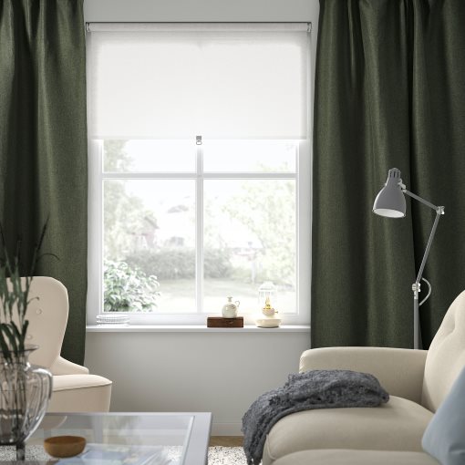 ANNAKAJSA, room darkening curtains 145x300 cm, 1 pair, 705.860.74
