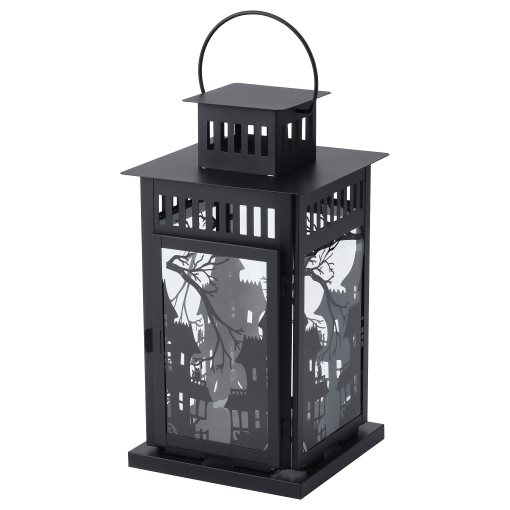 KUSTFYR, lantern for pillar candle, in/out, 44 cm, 705.997.12