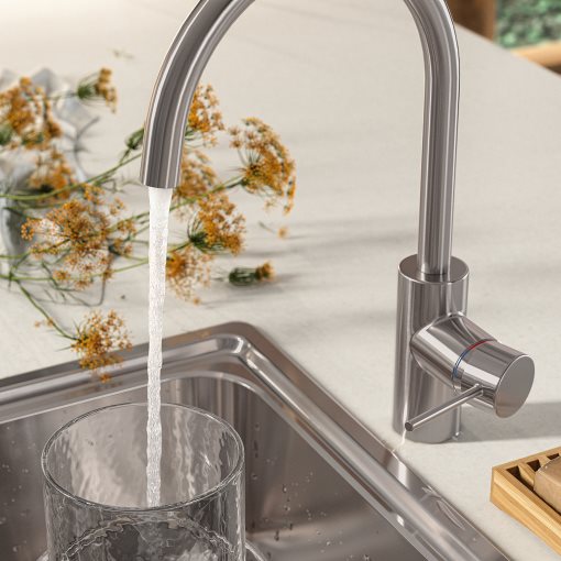 SALLSJÖN, kitchen mixer tap single side lever, 706.009.04