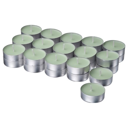 LOTSFÅGEL, scented tealight 30 pack/Apple, 3.5 hr, 706.086.79