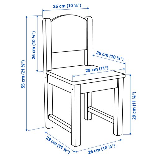 SUNDVIK, childrens chair, 706.283.14