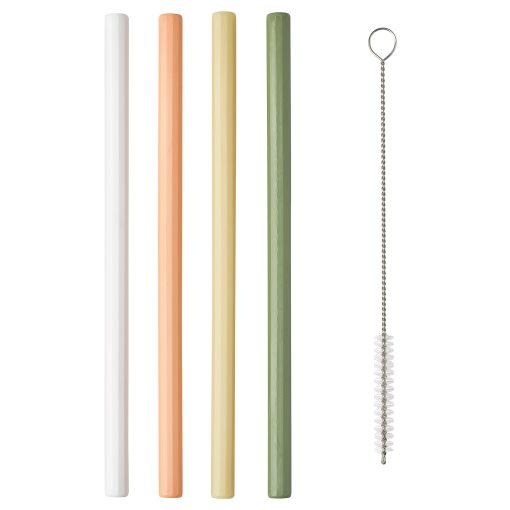 HUMLESUGA, drinking straws/cleanbrush set of 5, 706.364.08