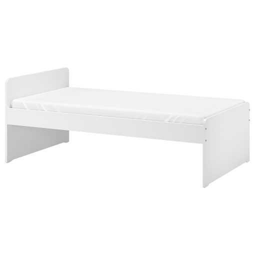 SLÄKT, bed frame with slatted bed base, 792.277.55