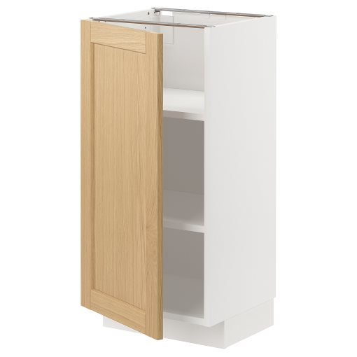 METOD, ντουλάπι βάσης με ράφια, 40x37 cm, 795.090.95