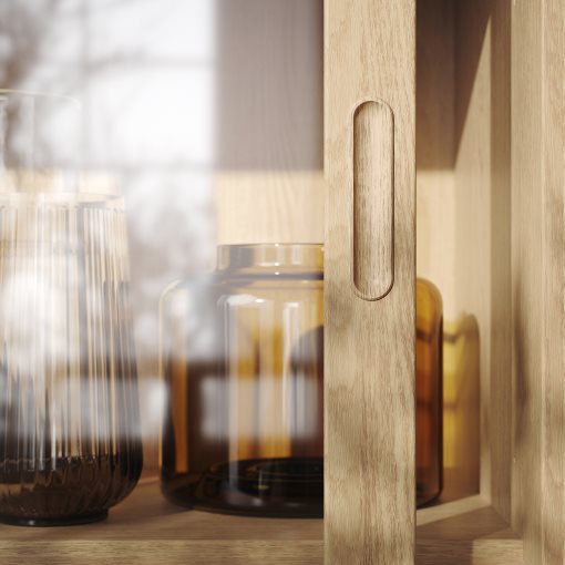 TONSTAD, σύνθεση αποθήκευσης με συρόμενες πόρτες, 284x120 cm, 795.150.58