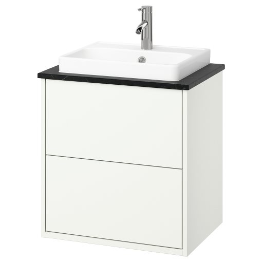 HAVBACK/ORRSJON, wash-stand with drawers/wash-basin/tap, 62x49x71 cm, 795.213.37