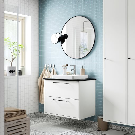 HAVBACK/ORRSJON, wash-stand with drawers/wash-basin/tap, 82x49x71 cm, 795.213.75