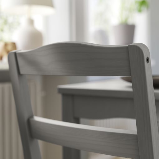 HAUGA/HAUGA, table and 4 chairs, 118x74 cm, 795.749.10
