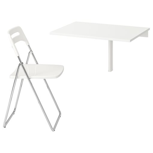 NORBERG/NISSE, table and 1 chair, 799.127.60