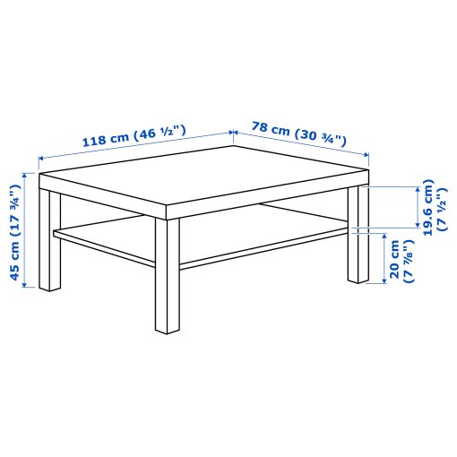 LACK, τραπέζι μέσης, 804.499.01