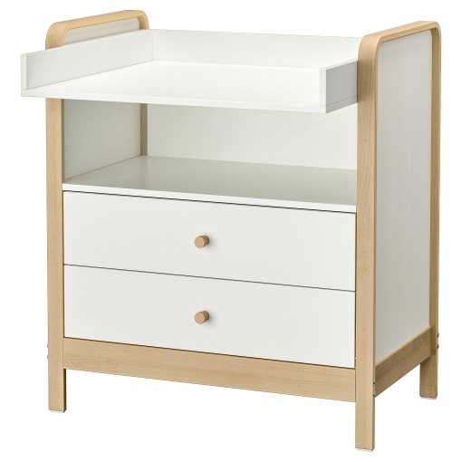 ALSKVARD, changing table/chest of drawers, 804.666.79