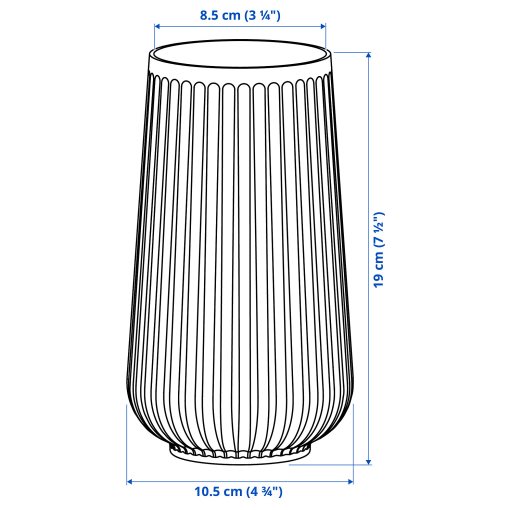 GRADVIS, βάζο, 19 cm, 805.029.22
