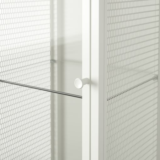 BAGGEBO, cabinet with glass doors, 34x30x116 cm, 805.029.98