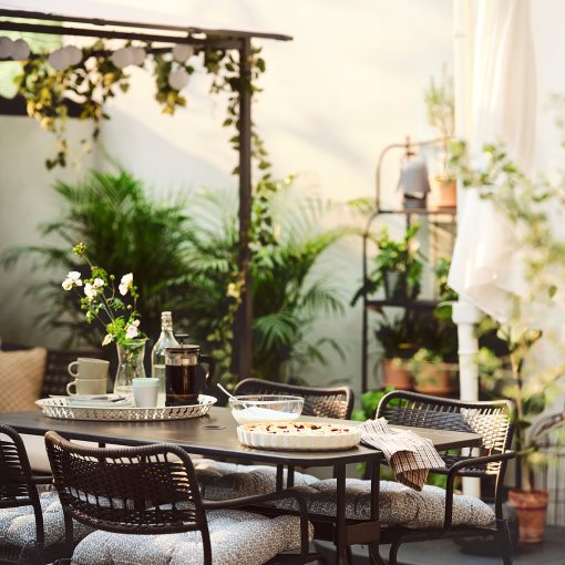 KLÖSAN, chair cushion outdoor, 44x44 cm, 805.041.05