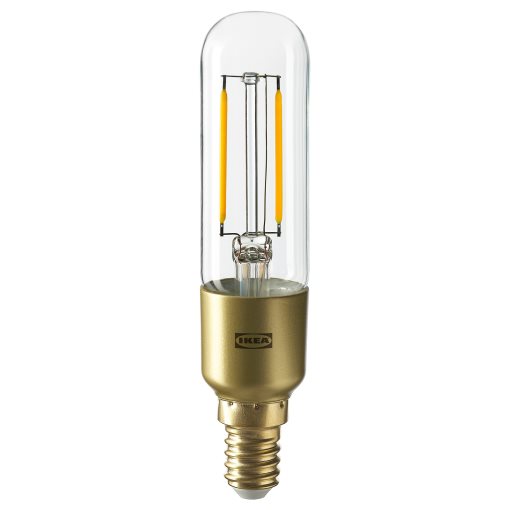 LUNNOM, LED bulb E14 200 lumen/ dimmable/tube-shaped, 25 mm, 805.169.62