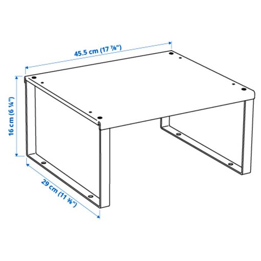 VARIERA, shelf insert, 46x29x16 cm, 805.429.61
