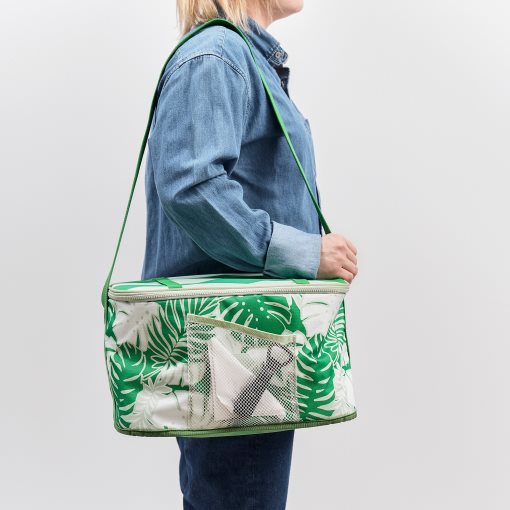 SOMMARFLOX, cooling bag/patterned, 38x26x22 cm, 805.492.84