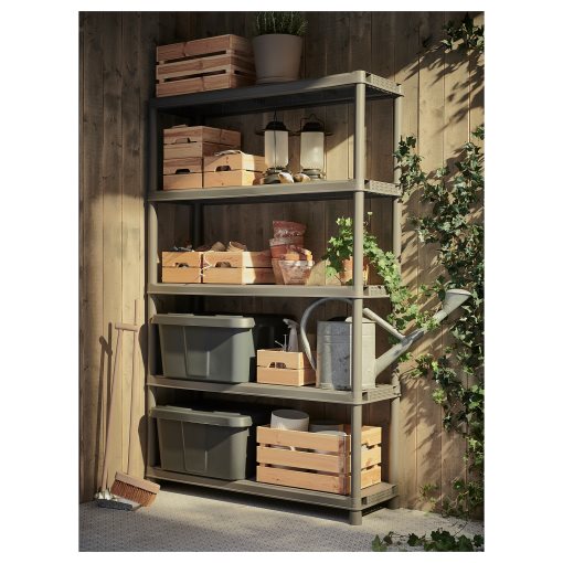 RUNMARÖ, shelving unit/in/outdoor, 120x40x188 cm, 805.513.09