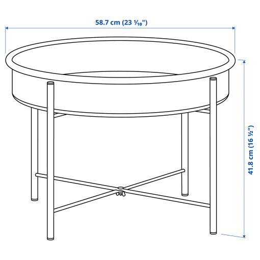 KULTURSKOG, plant stand, 58 cm, 805.565.09