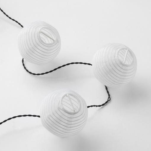 SOLARVET, lighting chain with built-in LED light source/24 lights/outdoor solar-powered/ball, 805.738.96