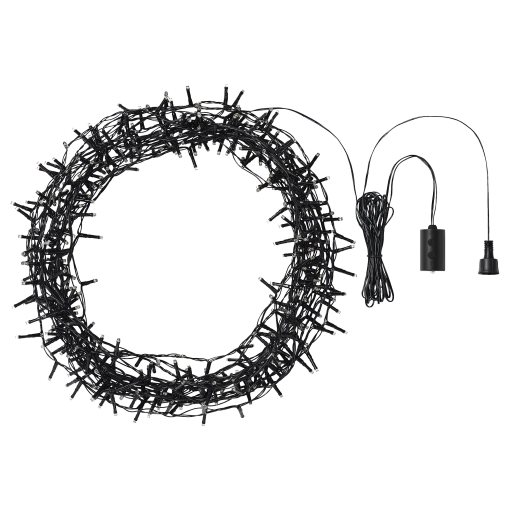 STRÅLA, γιρλάντα με ενσωματωμένο φωτισμό LED/400 λαμπτήρες/εξωτερικού χώρου, 805.831.74