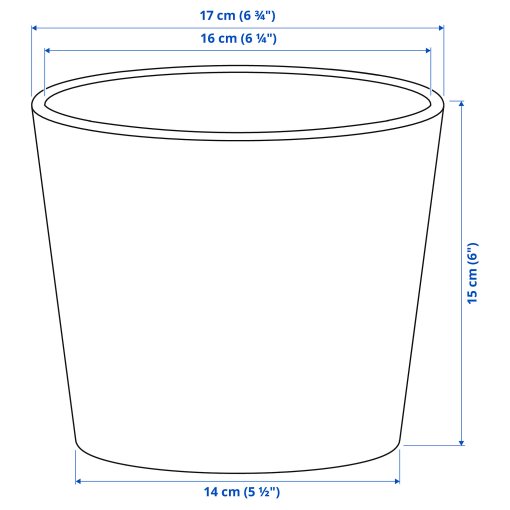 SOJABÖNA, plant pot, 15 cm, 805.865.73