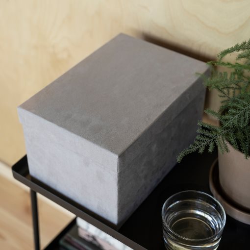 GJÄTTA, storage box with lid, 18x25x15 cm, 805.996.79