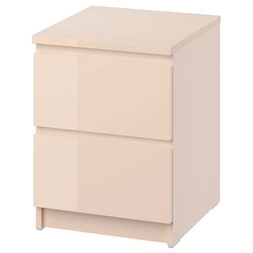 MALM, chest of 2 drawers, 40x55 cm, 806.045.72
