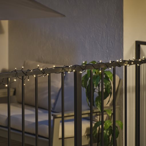 GETKÅL, lighting chain with built in LED light source/outdoor, 15 m, 806.093.10