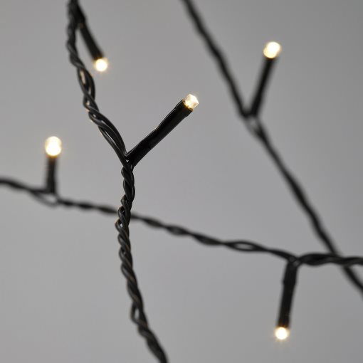 GETKÅL, lighting chain with built in LED light source/outdoor, 15 m, 806.093.10