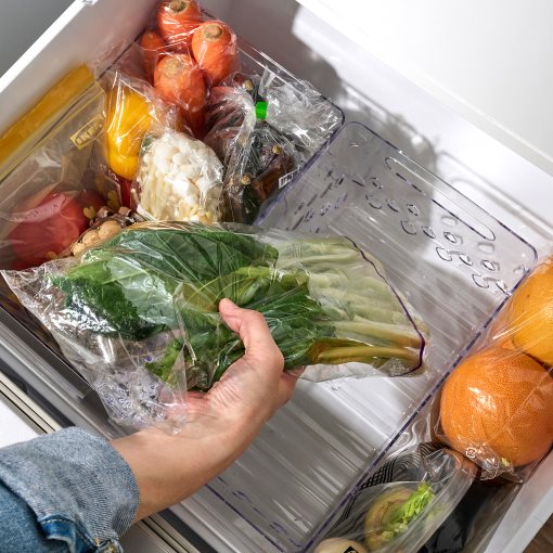 KLIPPKAKTUS, storage basket for fridge, 30x19x14 cm, 806.109.93