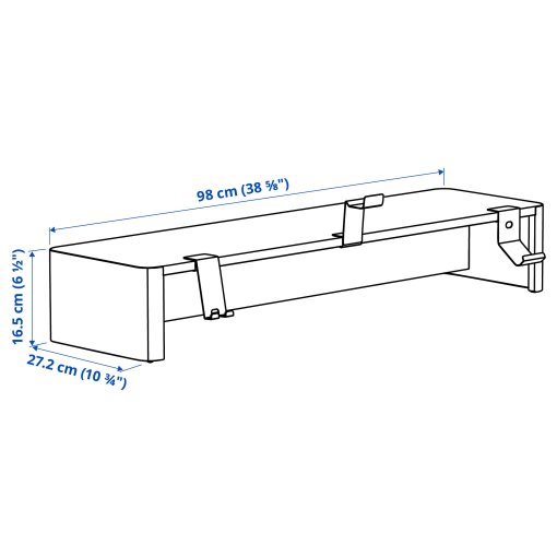 YXSTABY, gaming monitor stand, 98x27x16 cm, 806.200.01