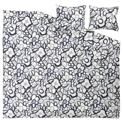 HÄRLIR, duvet cover and 2 pillowcases, 240x220/50x60 cm, 806.260.22