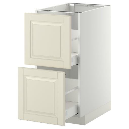 METOD/MAXIMERA, base cabinet 2 fronts/2 high drawers, 891.043.63
